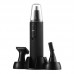 Ear and Nose Hair Trimmer Clipper - 2022 Professional Painless Eyebrow & Facial Hair Trimmer for Men Women, Battery-Operated Trimmer with IPX7 Waterproof, Dual Edge Blades for Easy Cleansing Black 